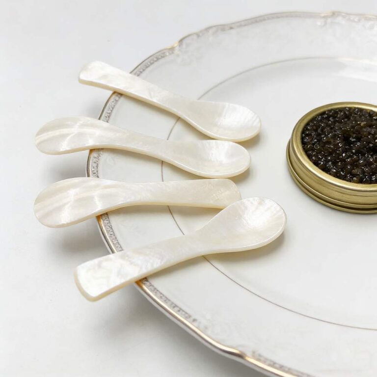 Natural Mother of Pearl Caviar Spoons