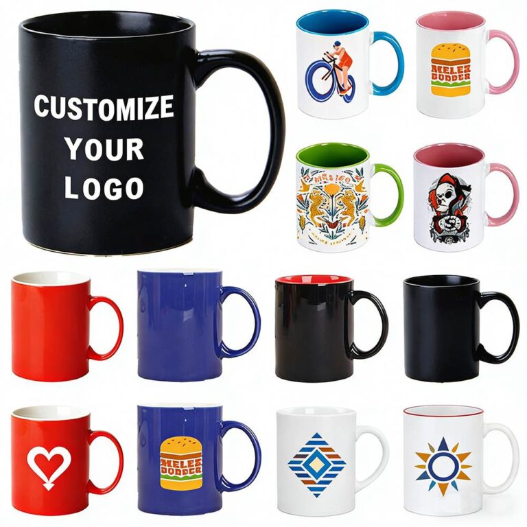 Custom Logo Ceramic Mugs Wholesale