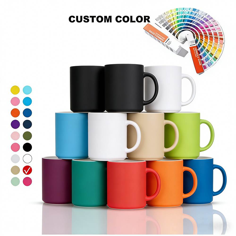 Custom Logo Ceramic Mugs Wholesale