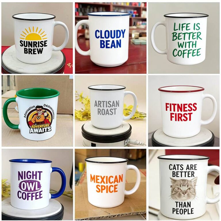 Custom Logo Ceramic Mugs Wholesale