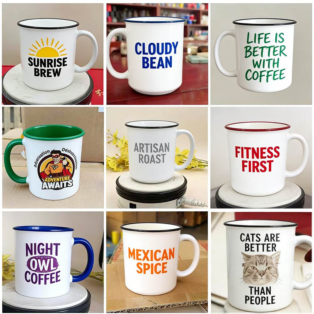 Custom Logo Ceramic Mugs Wholesale