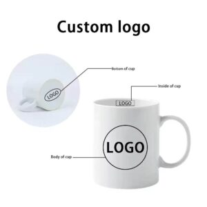 Custom Logo Ceramic Mugs Wholesale