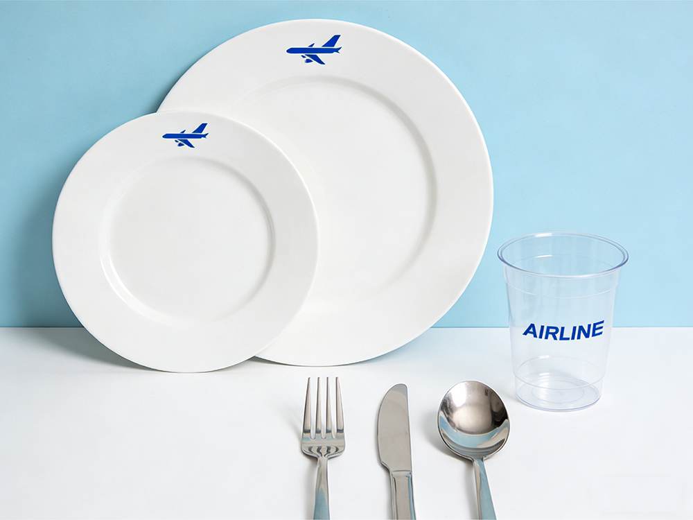 Airline dinnerware procurement