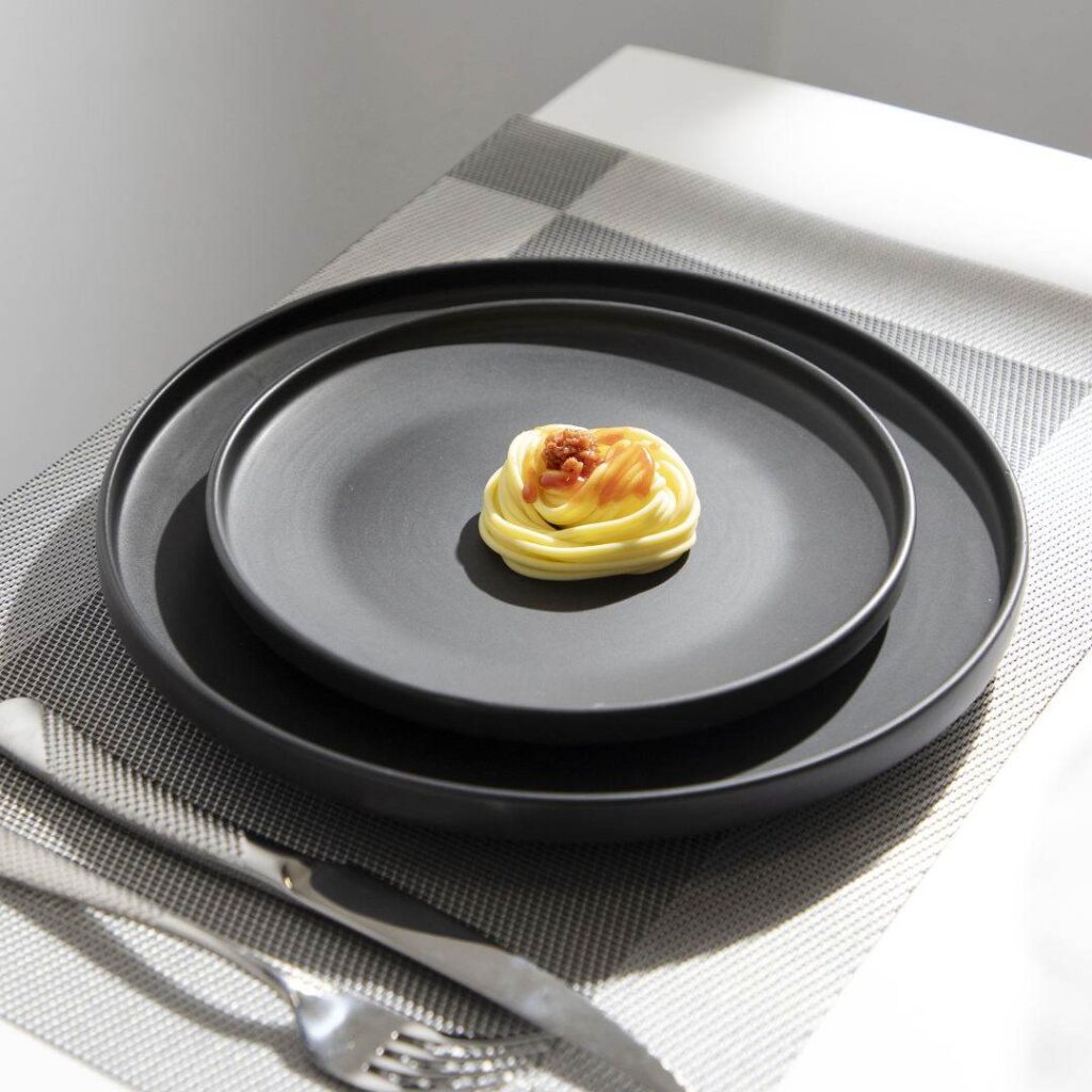 Best black stoneware dinnerware sets of Brett