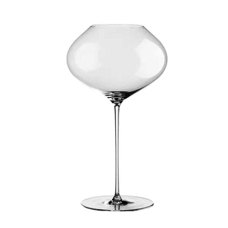 Minimalist Spherical Crystal Wine Glass
