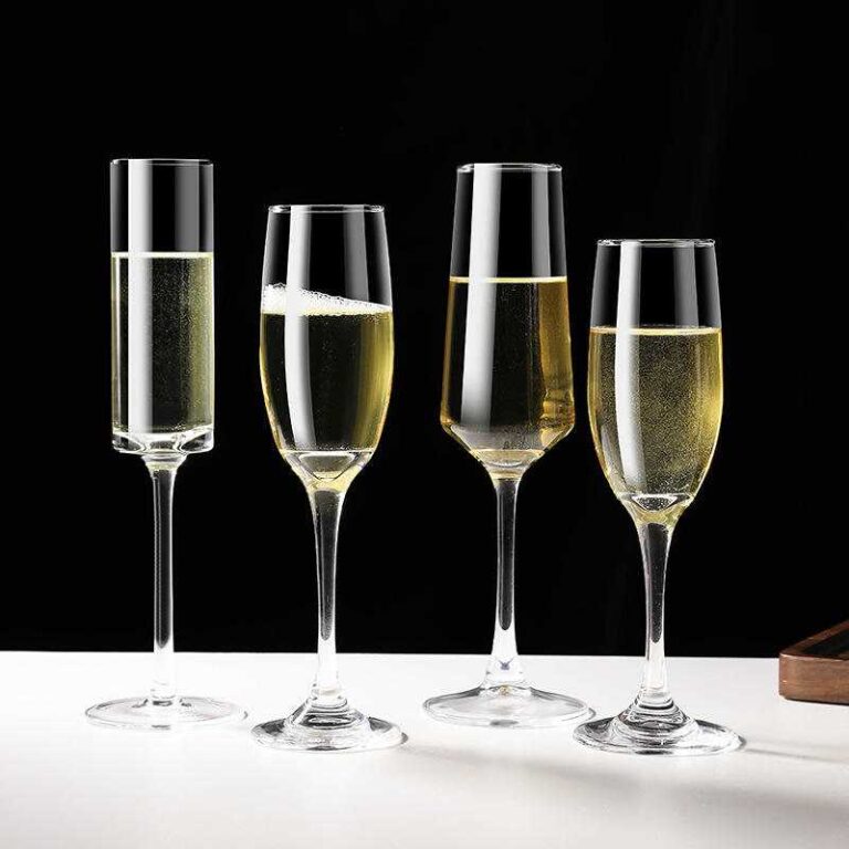Lead-Free Crystal Champagne Flute Set