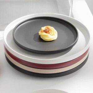 Matte Black Stoneware Dinnerware Set