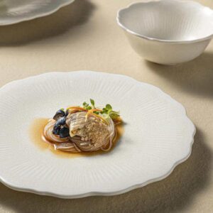Minimalist Matte Off-White Ceramic Dinnerware Set