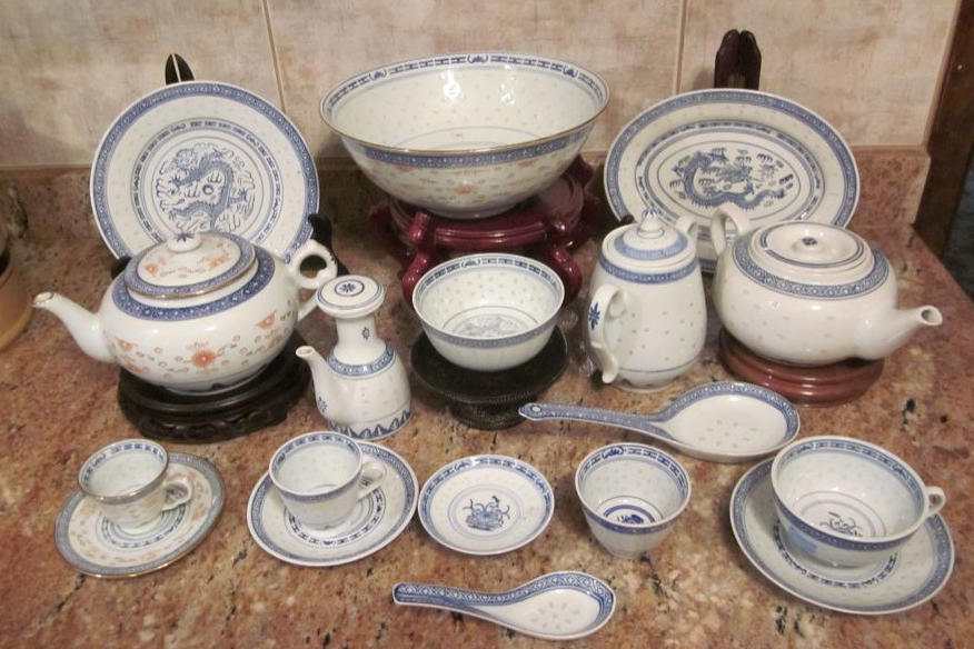 rice grain china dinnerware