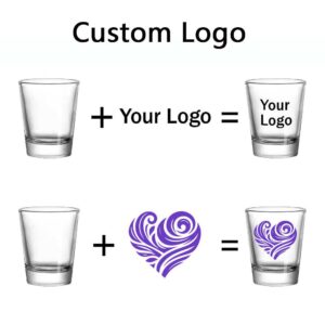 Custom Logo Lead-Free Shot Glass