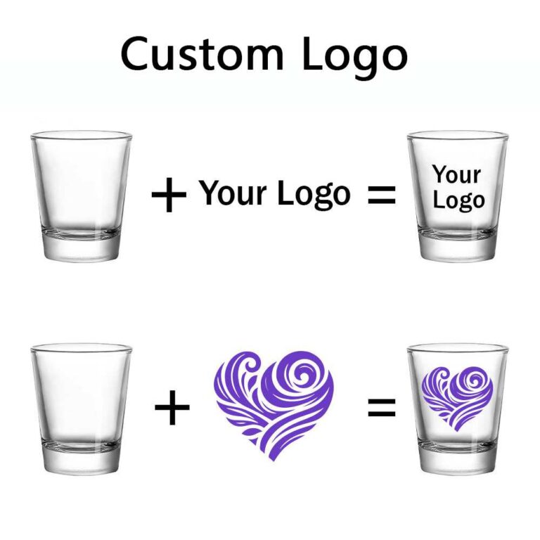 Custom Logo Lead-Free Shot Glass