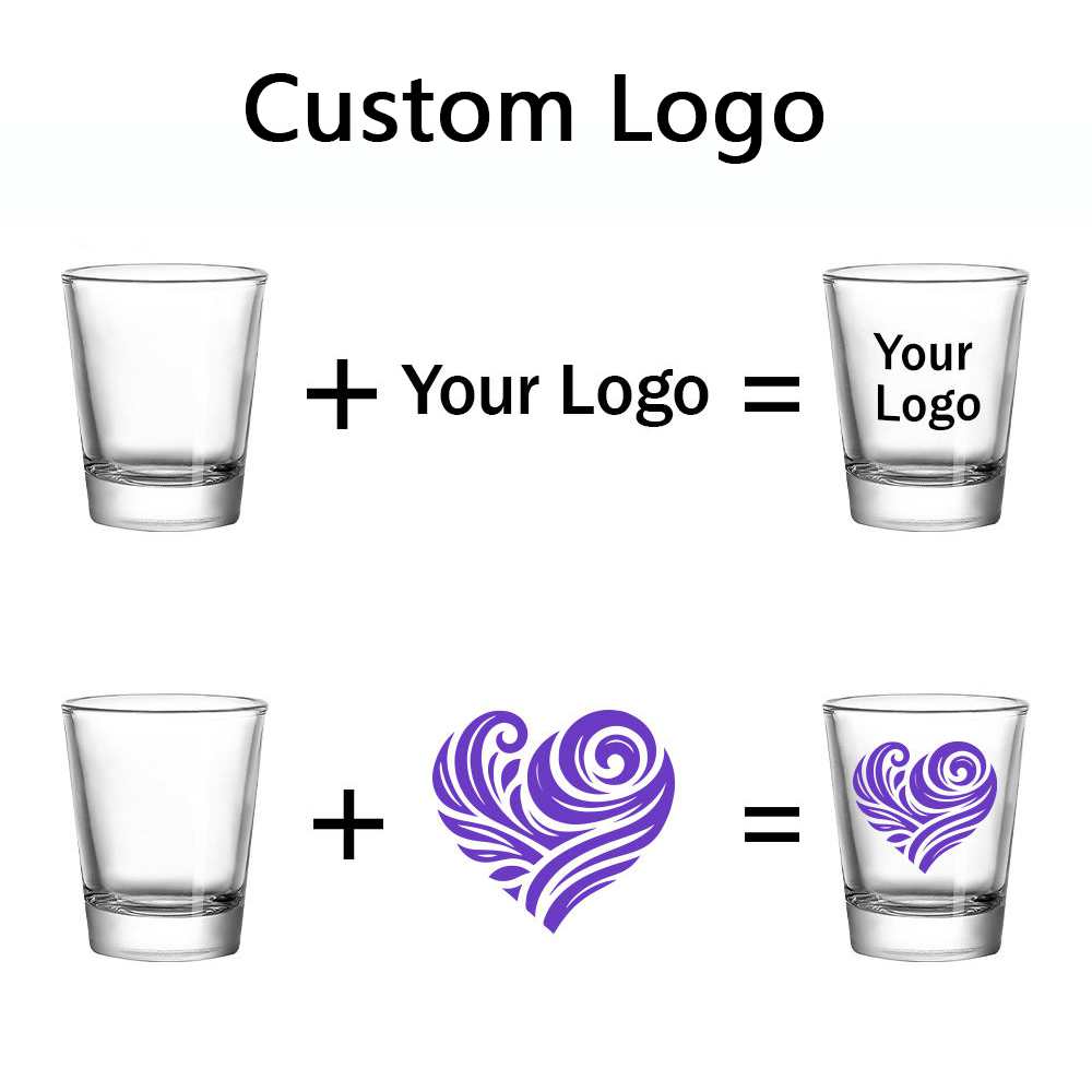 Custom Logo Lead-Free Shot Glass