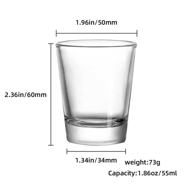 Custom Logo Lead-Free Shot Glass