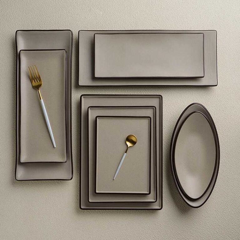 Product Features Minimalist Two-Tone Aesthetic Sophisticated dark brown and off-white contrast with crisp edge detailing, embodying modern minimalist and wabi-sabi style. Premium Food-Grade Melamine Lightweight, shatter-resistant, and durable, with the smooth texture of ceramic, ideal for daily use and commercial settings. Versatile Multi-Shape Set Includes round/square plates, bowls, divided dishes, and cups to cover all dining and serving needs. Safe & Easy-Care Non-toxic, odorless, and heat-resistant, with a smooth glaze that is dishwasher safe and easy to maintain. Multi-Scene Application & Gifting Perfect for home use, vacation rentals, and restaurants, also a thoughtful gift for housewarmings and business occasions.