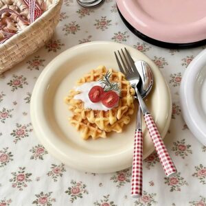 Korean Ins Style Solid Color Ceramic Plates