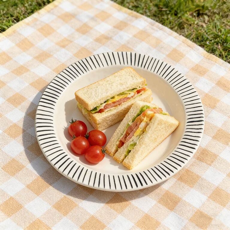 Ins-Style Black White Artistic Ceramic Deep Plates