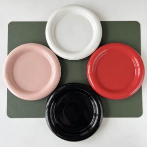 Korean Ins Style Solid Color Ceramic Plates