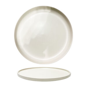 Minimalist Matte Off-White Ceramic Dinnerware Set