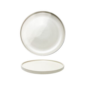 Minimalist Matte Off-White Ceramic Dinnerware Set