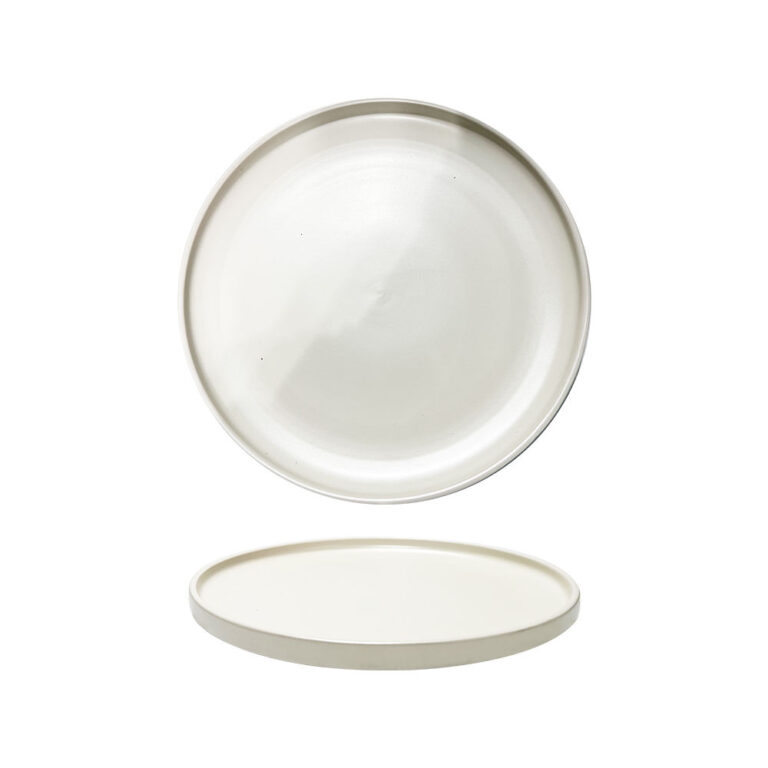 Minimalist Matte Off-White Ceramic Dinnerware Set