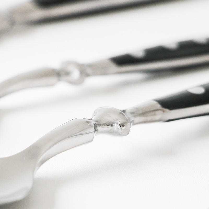 Vintage Riveted Stainless Steel Cutlery Set