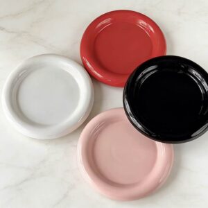 Korean Ins Style Solid Color Ceramic Plates