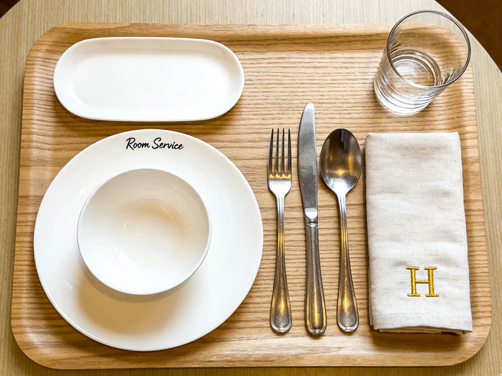 Hotel Room Service Tableware
