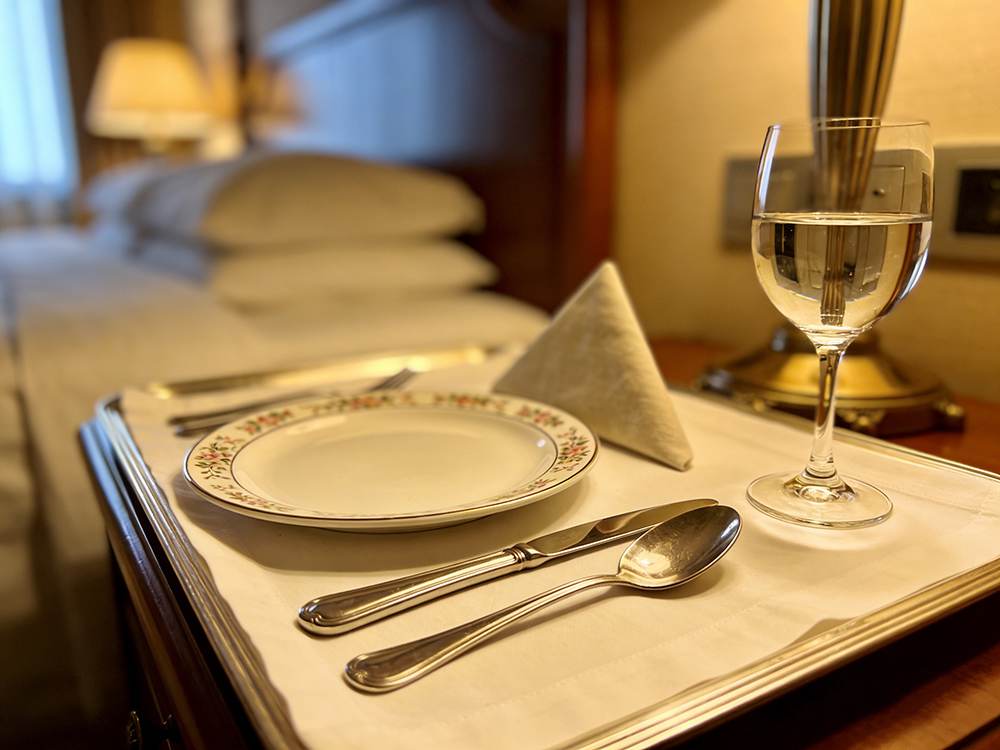 Hotel Room Service Tableware