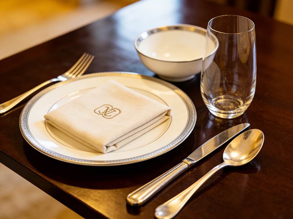 Hotel Room Service Tableware