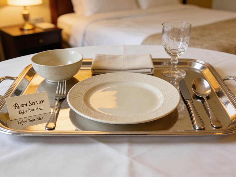 Hotel Room Service Tableware
