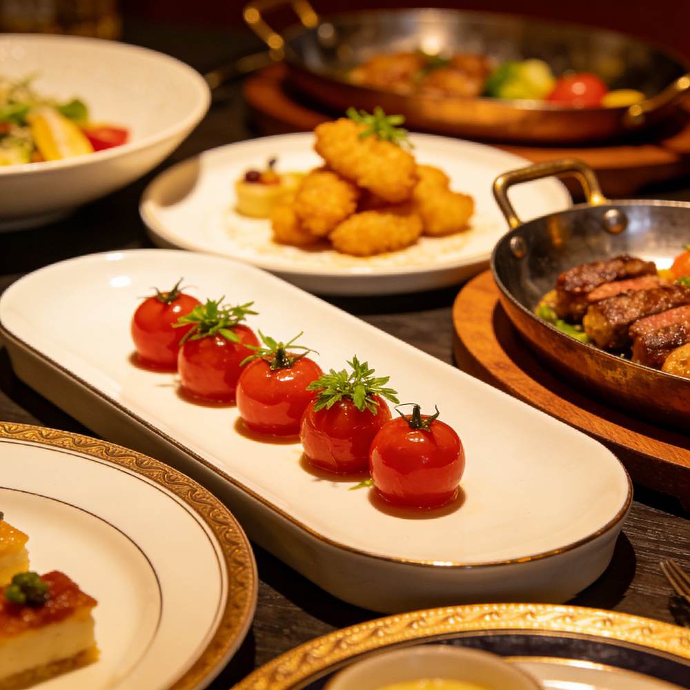 Restaurant Serving Platters