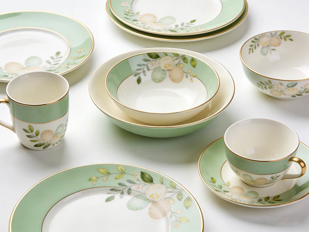 easter dinnerware