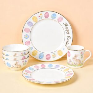 easter dinnerware