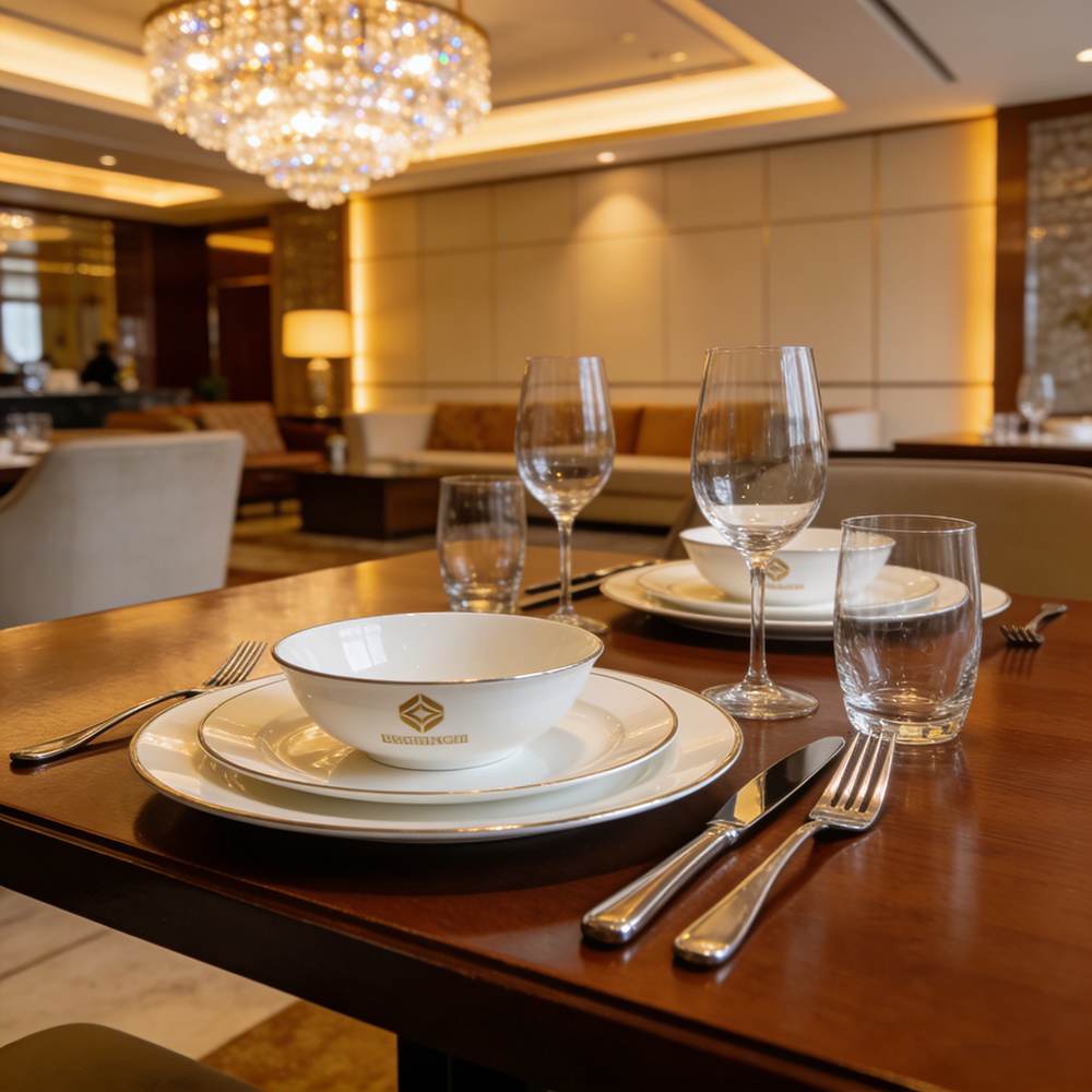 hotel dinnerware