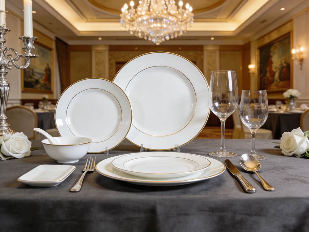 hotel dinnerware