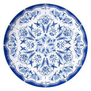 Vintage Blue & White Porcelain Dinnerware Set