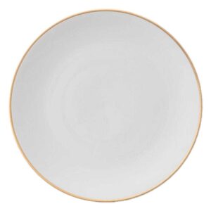 Minimalist Luxury Gold Rimmed Bone China Dinnerware Set