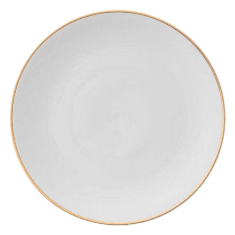 Minimalist Luxury Gold Rimmed Bone China Dinnerware Set