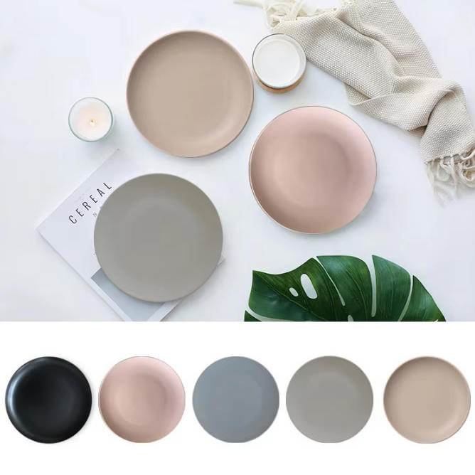 Wabi Sabi Matte Terracotta Ceramic Dinnerware Set