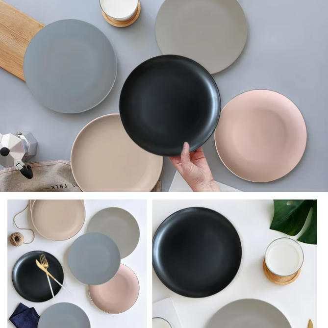 Wabi Sabi Matte Terracotta Ceramic Dinnerware Set