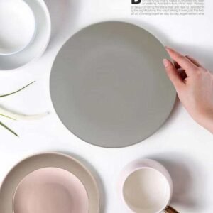 Wabi Sabi Matte Terracotta Ceramic Dinnerware Set