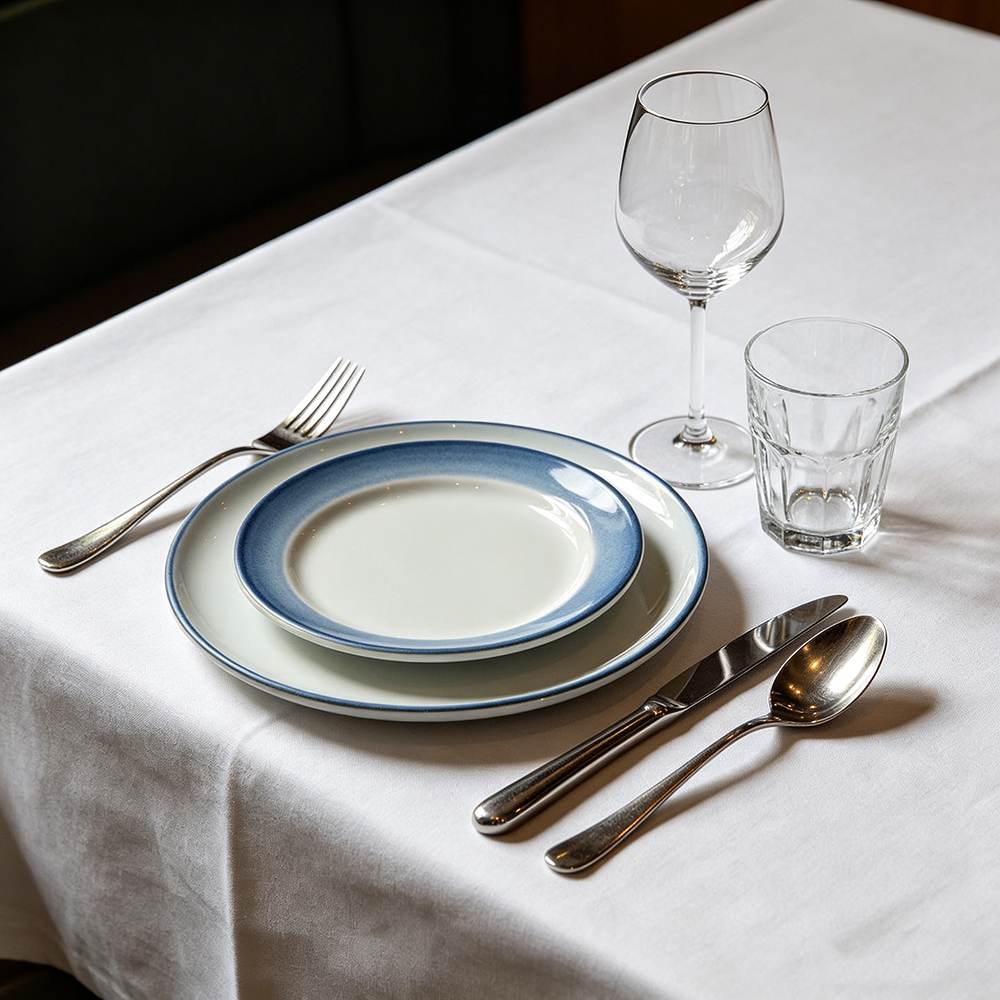 Match Dinnerware, Flatware, and Glassware for Restaurant