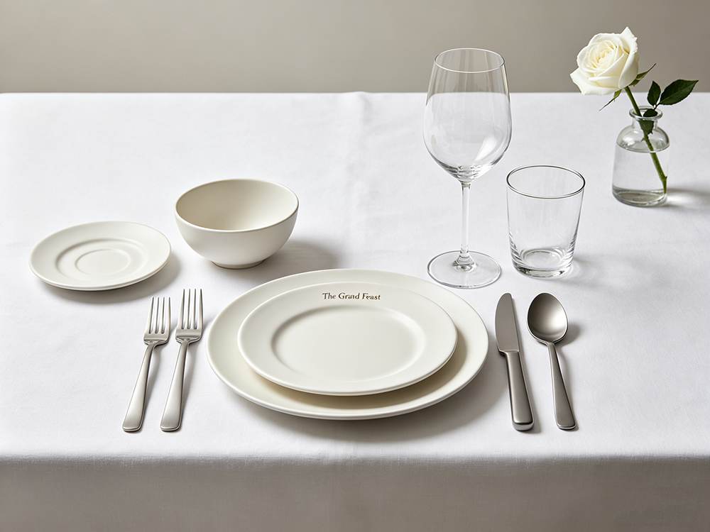 Match Dinnerware, Flatware, and Glassware for Restaurant