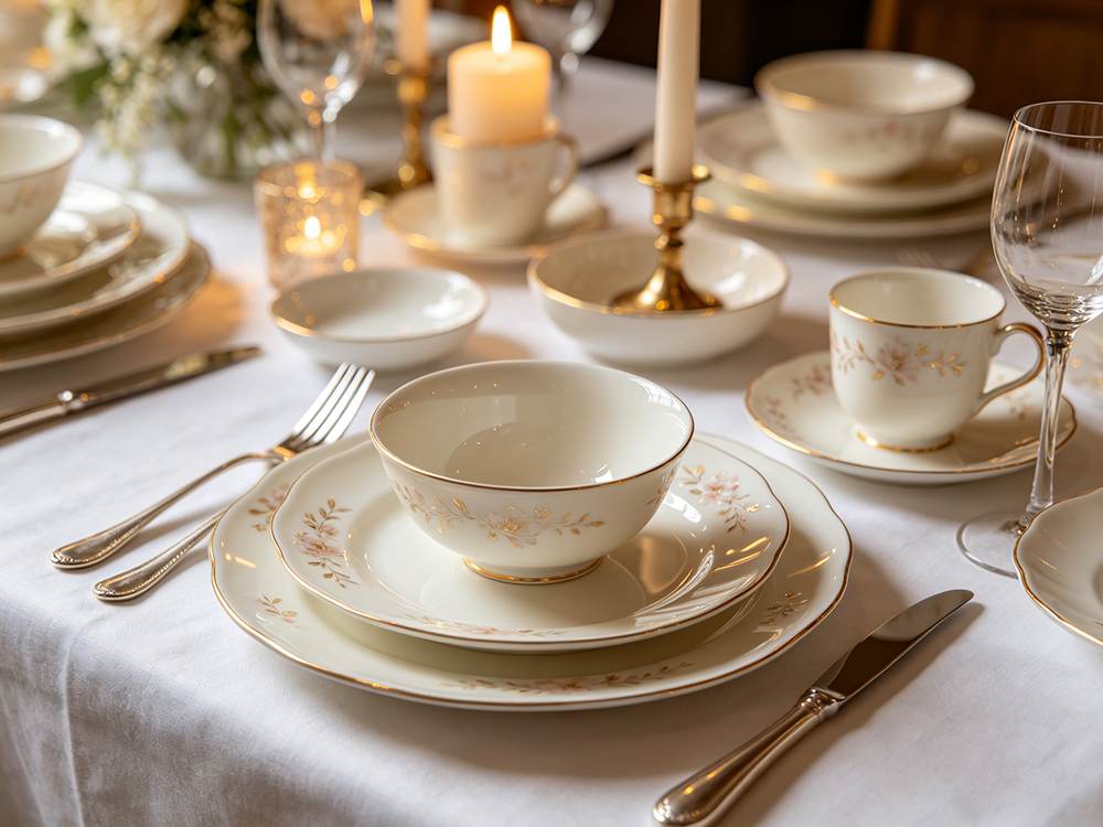 ceramic wedding dinnerware