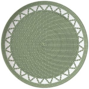 Tropical Rattan-Woven Pineapple Bone China Dinnerware Set