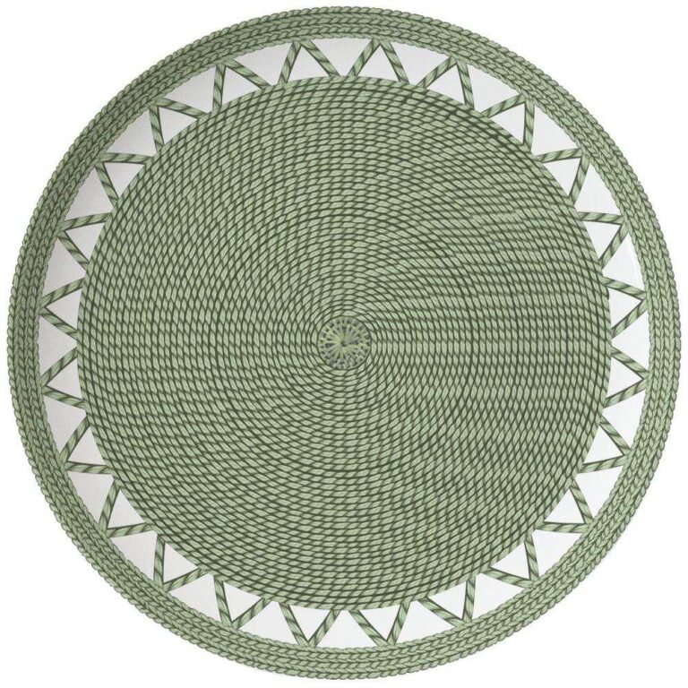 Tropical Rattan-Woven Pineapple Bone China Dinnerware Set