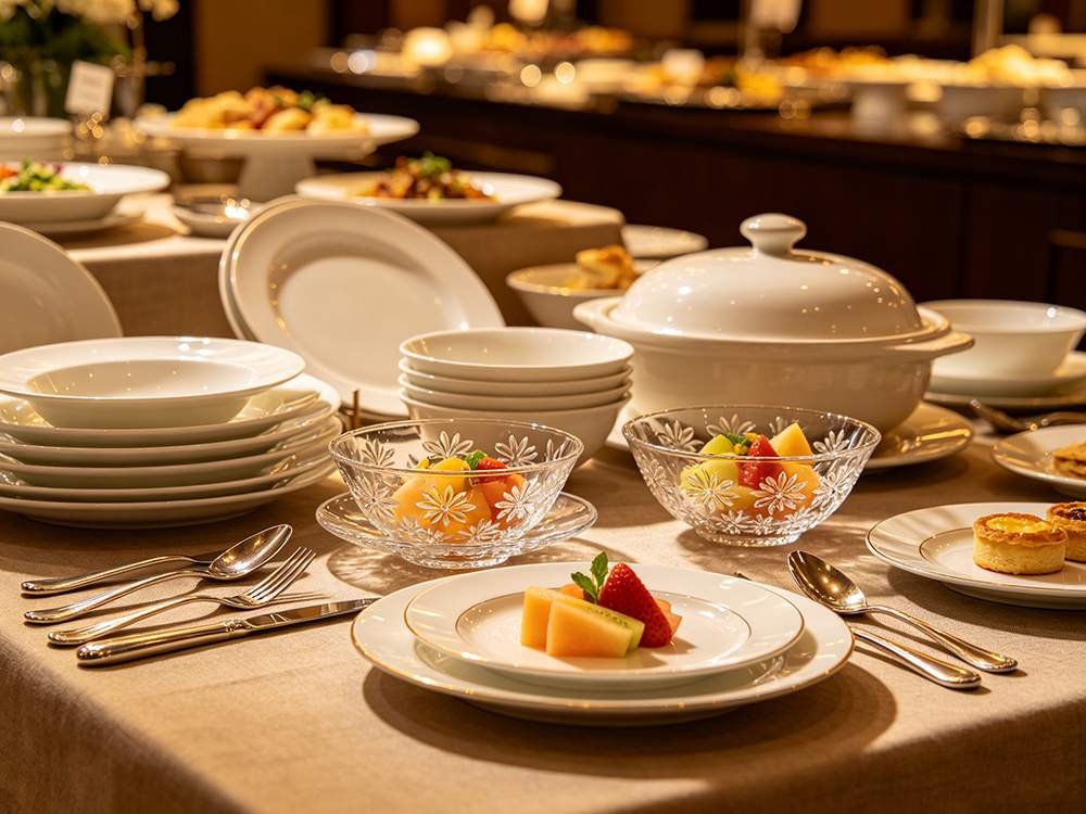 Tableware for Hotel Buffets