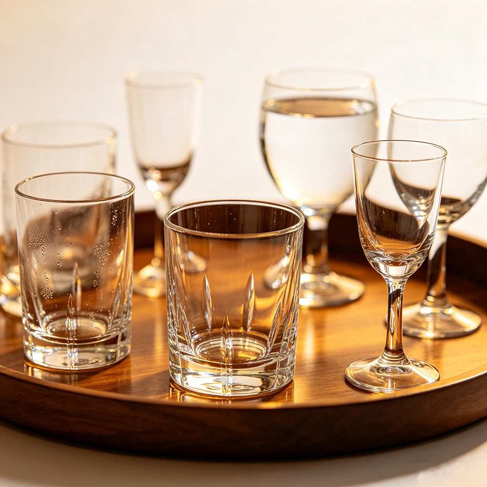 hotel glassware guide