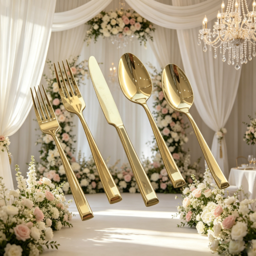 Thickened 304 Stainless Steel Cutlery Set - Luxury and High-End Tableware Set - Home & Commercial Gift Box Packaging