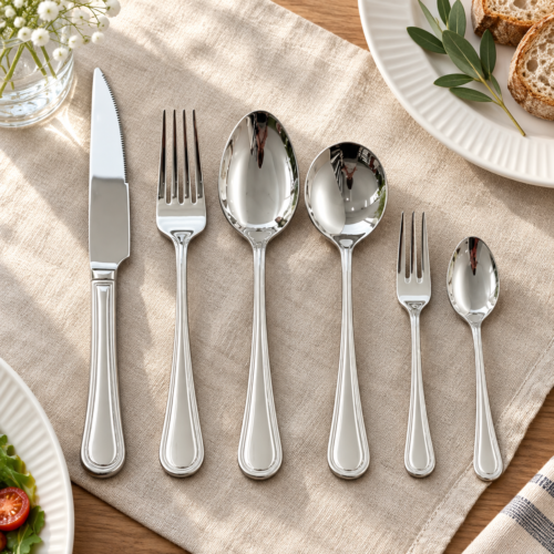 Silver Flatware Set Styling Ideas for Fine Dining Restaurants and Home Tables